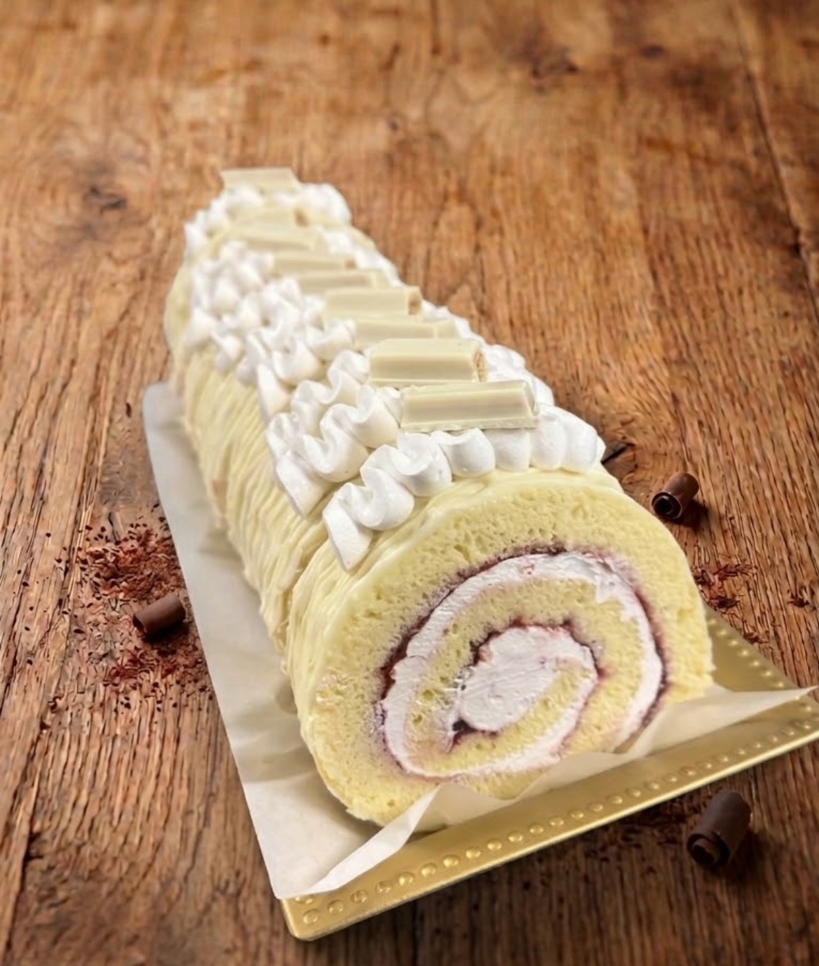 Vanilla Swiss roll